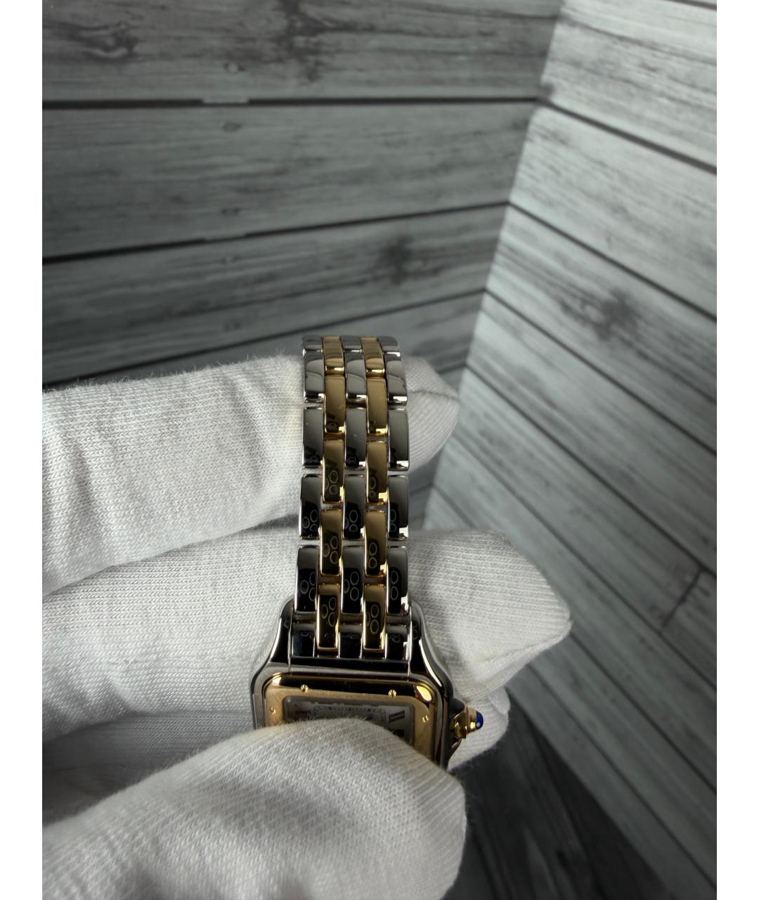 CARTIER Белые часы из желтого золота, фото 8