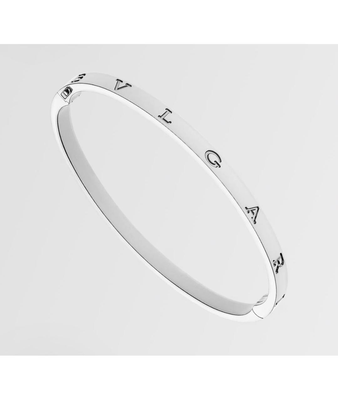 BVLGARI Серебрянный браслет из белого золота, фото 2