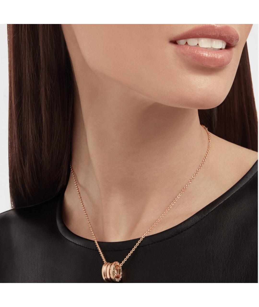 BVLGARI Золотая подвеска из розового золота, фото 4