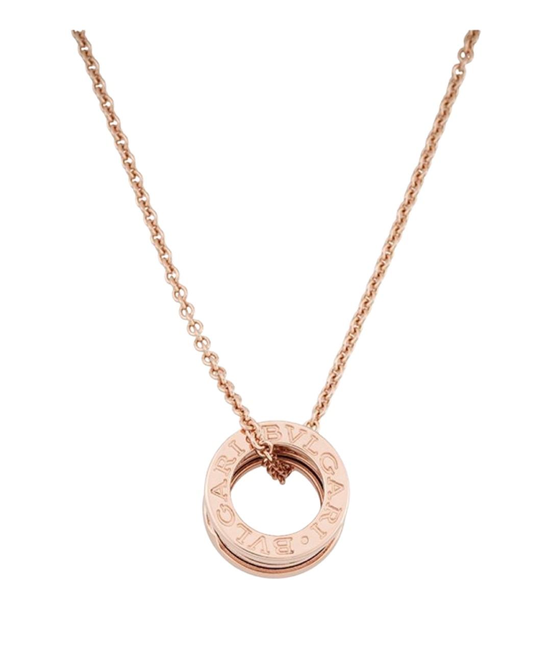 BVLGARI Золотая подвеска из розового золота, фото 3