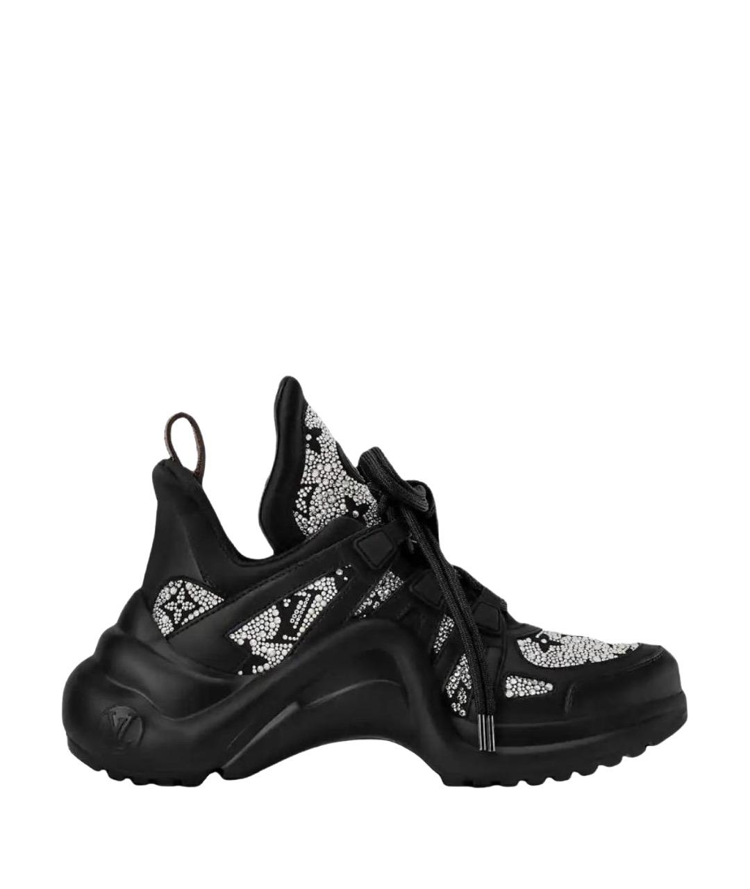 LOUIS VUITTON Черные кроссовки, фото 1
