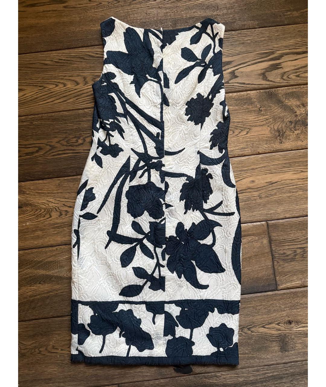 ESCADA Темно-синее шелковое коктейльное платье, фото 2