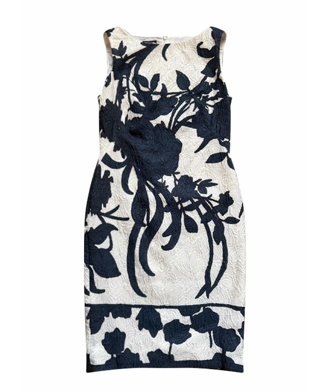 ESCADA Темно-синее шелковое коктейльное платье, фото 1