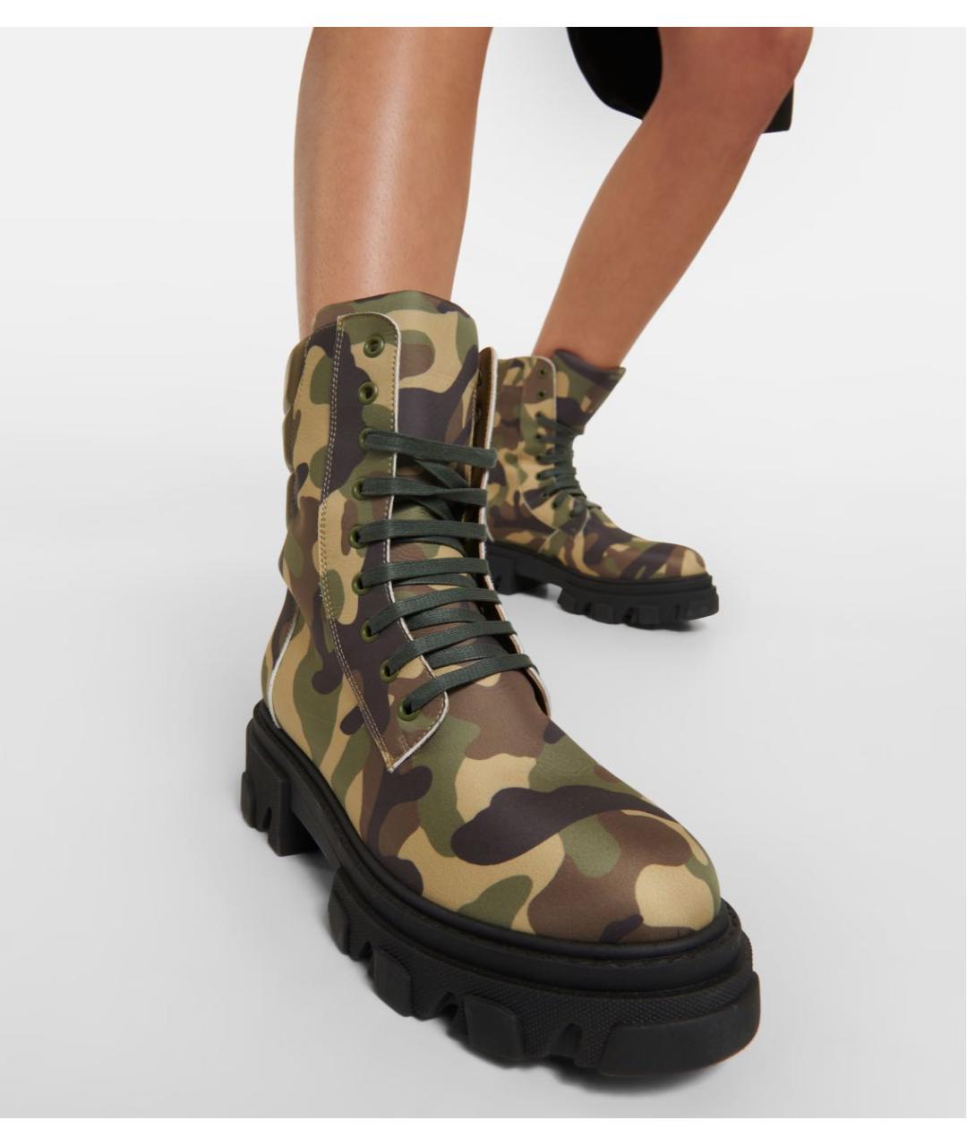 GIABORGHINI Хаки ботинки, фото 5