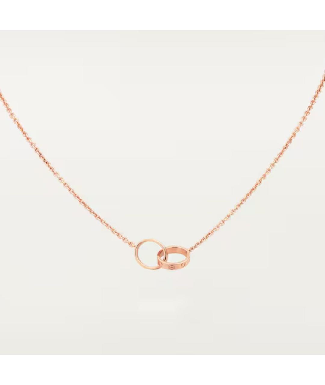 CARTIER Розовая подвеска из розового золота, фото 1