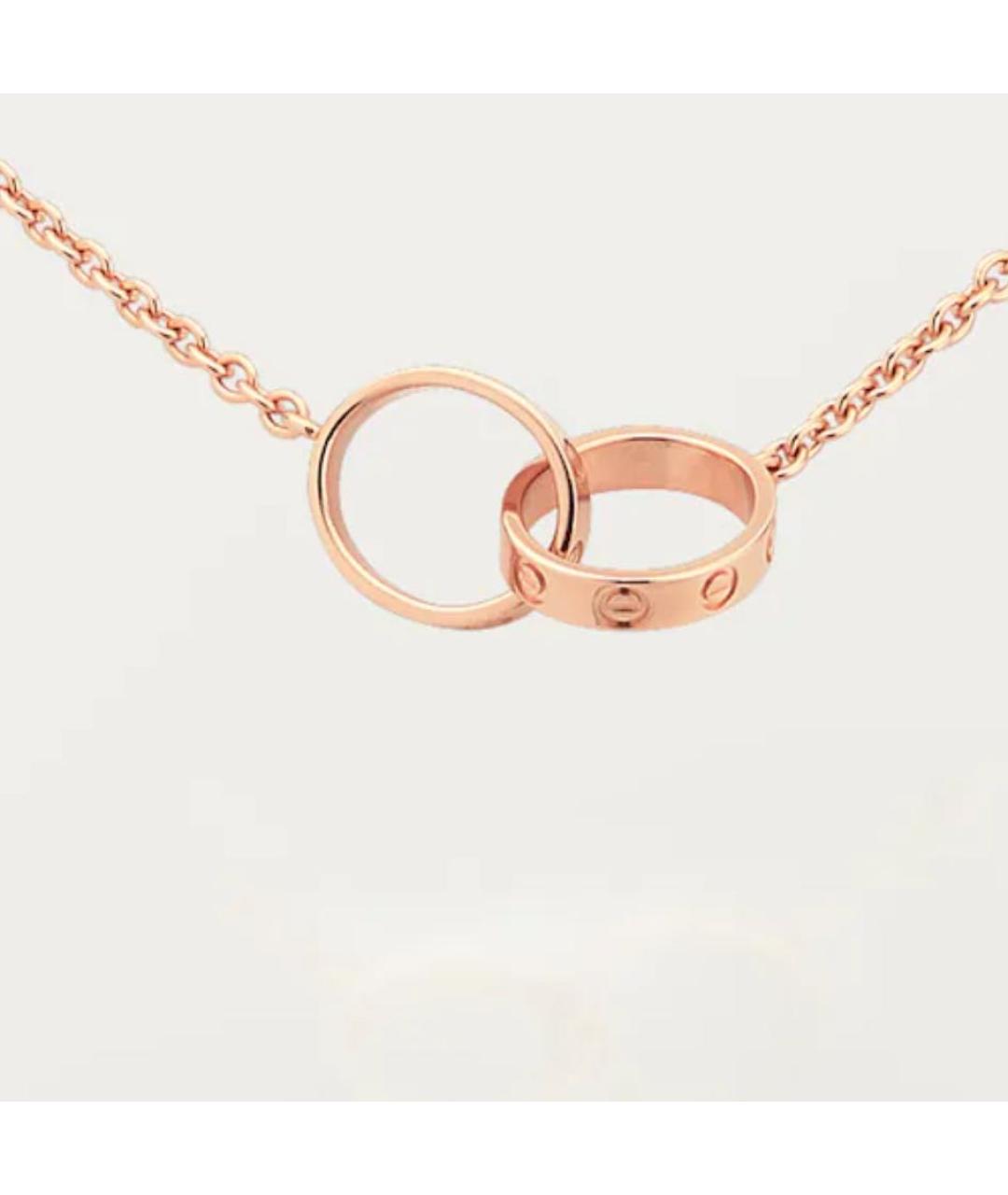 CARTIER Розовая подвеска из розового золота, фото 4