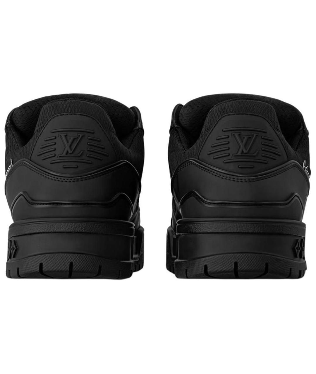 LOUIS VUITTON Черные низкие кроссовки / кеды, фото 5