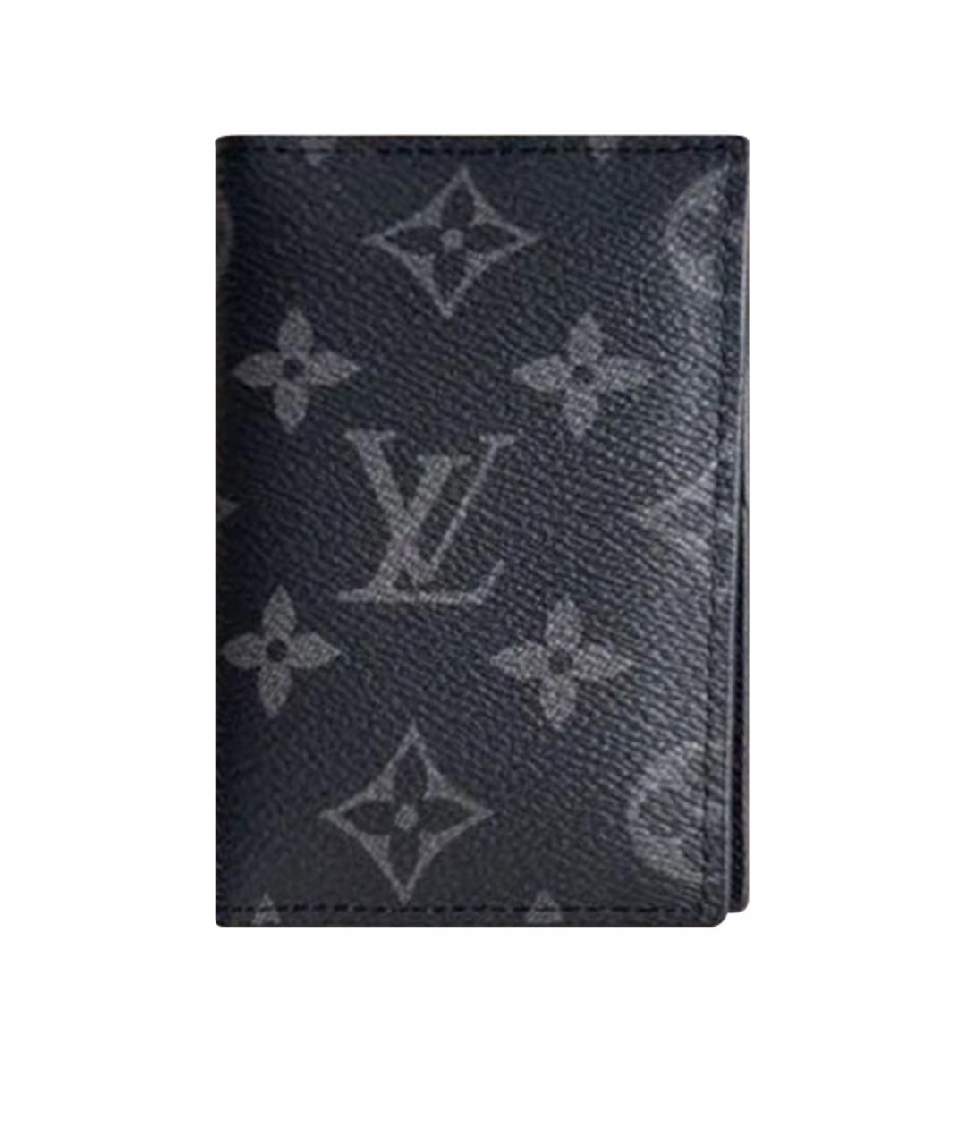 LOUIS VUITTON Антрацитовый кардхолдер, фото 1