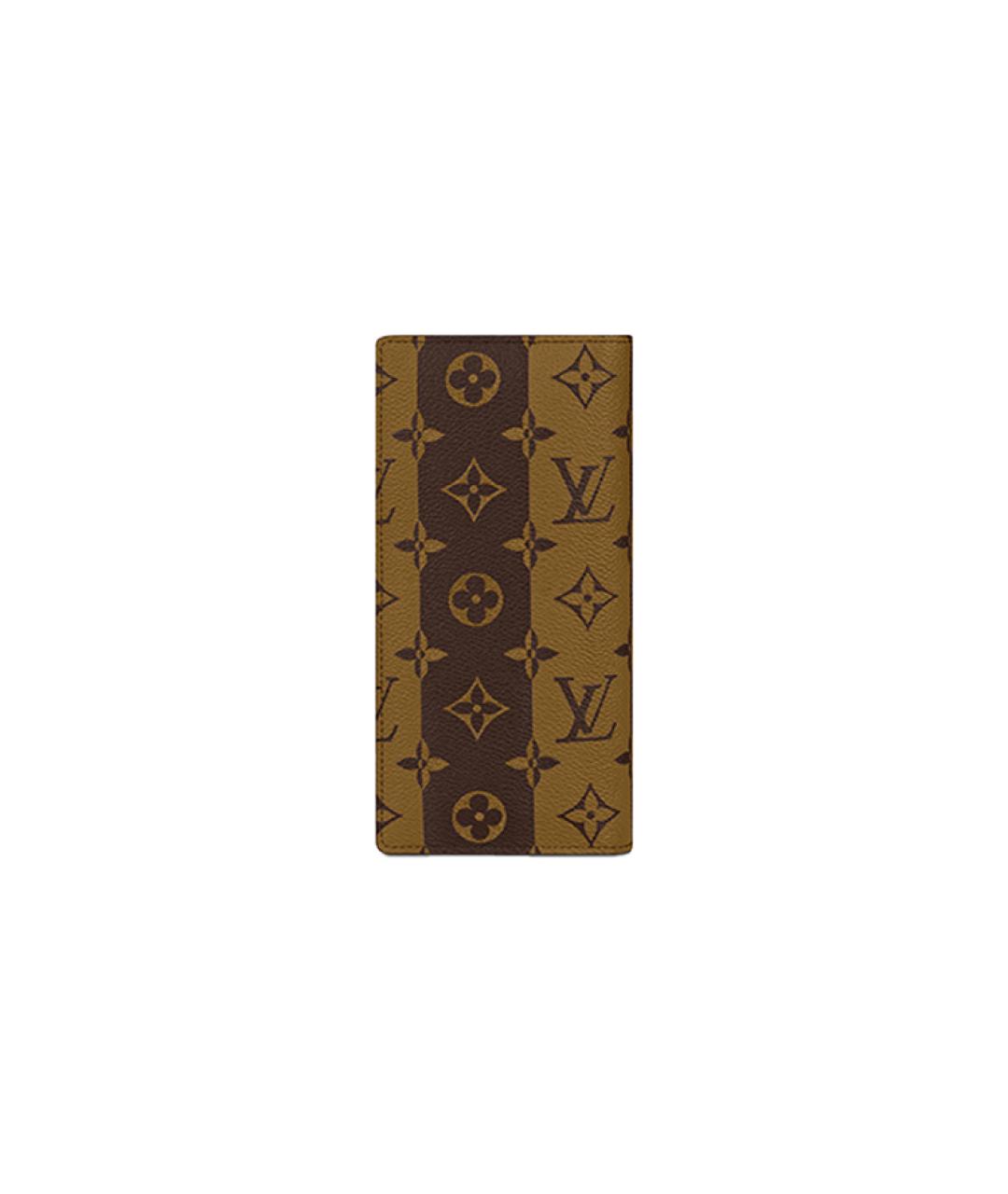 LOUIS VUITTON Коричневый кошелек, фото 3