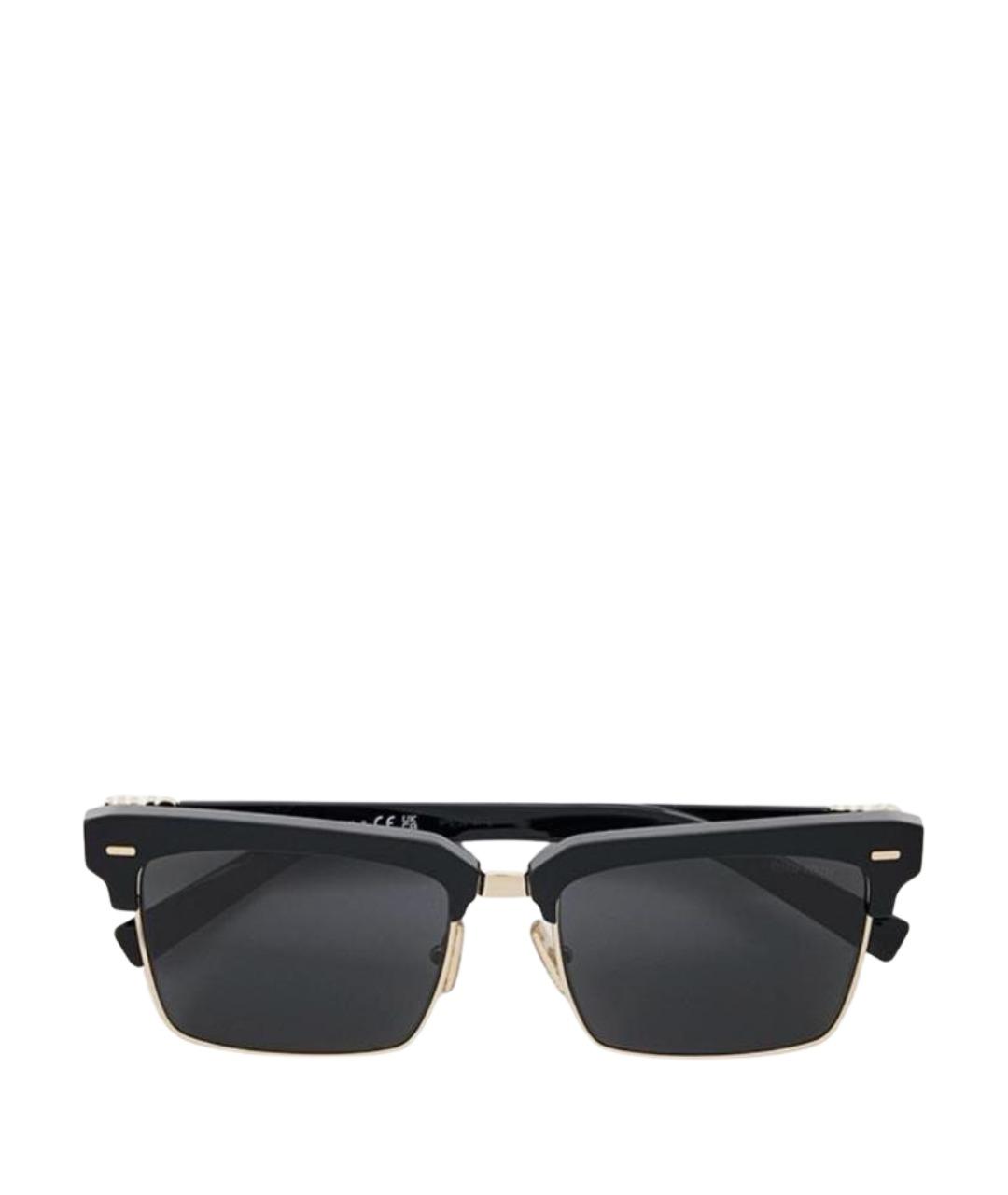 MIU MIU Черные пластиковые солнцезащитные очки, фото 1