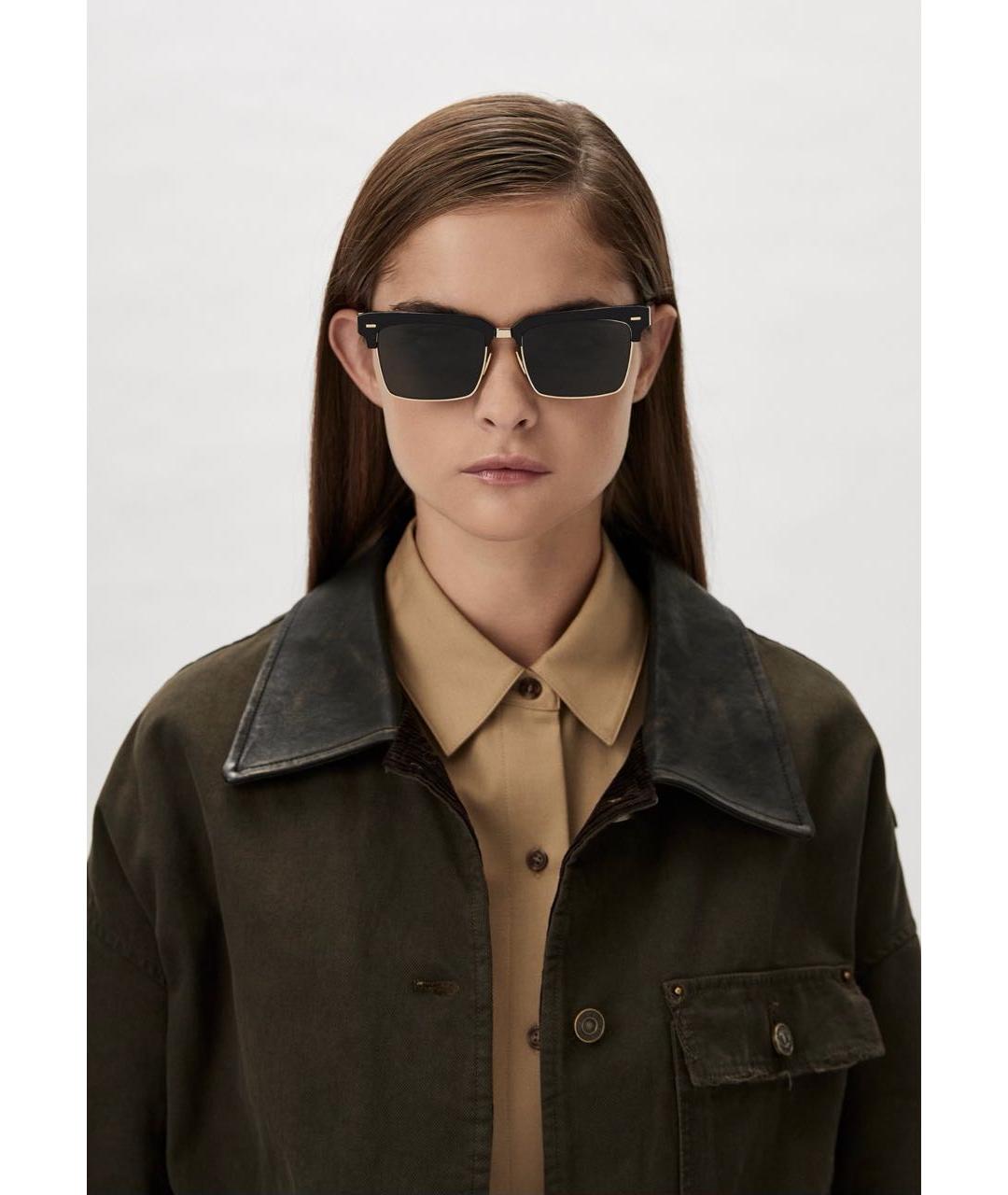 MIU MIU Черные пластиковые солнцезащитные очки, фото 6