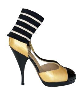 CHANEL Свадебные туфли на высоком каблуке