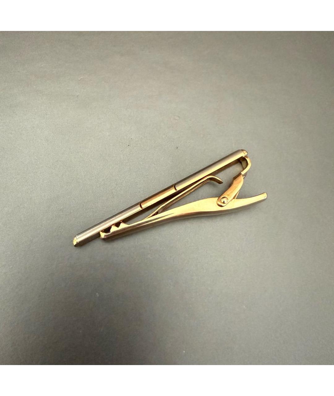 SAINT LAURENT Золотые металлические запонки, фото 7