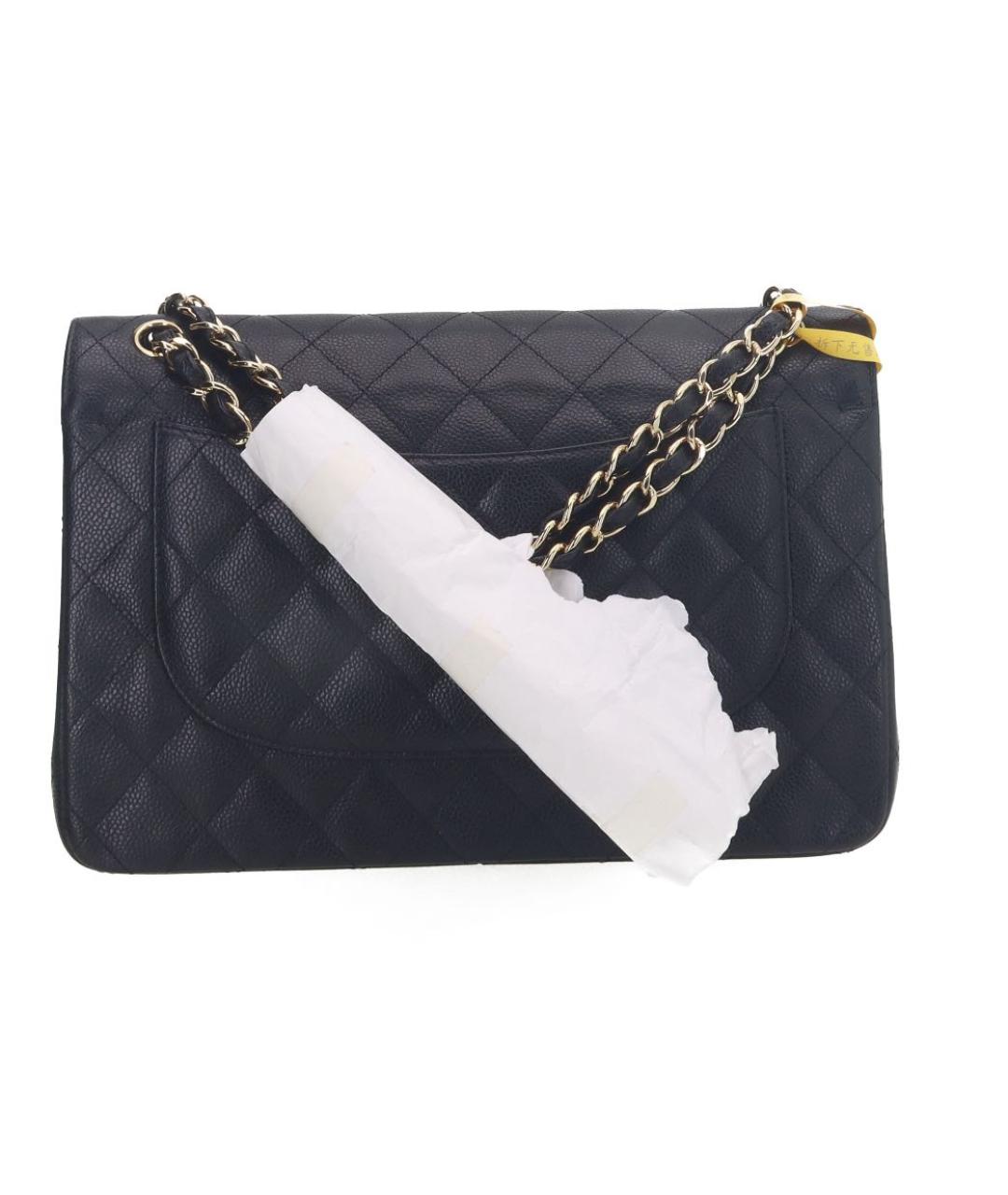 CHANEL Черная кожаная сумка через плечо, фото 4