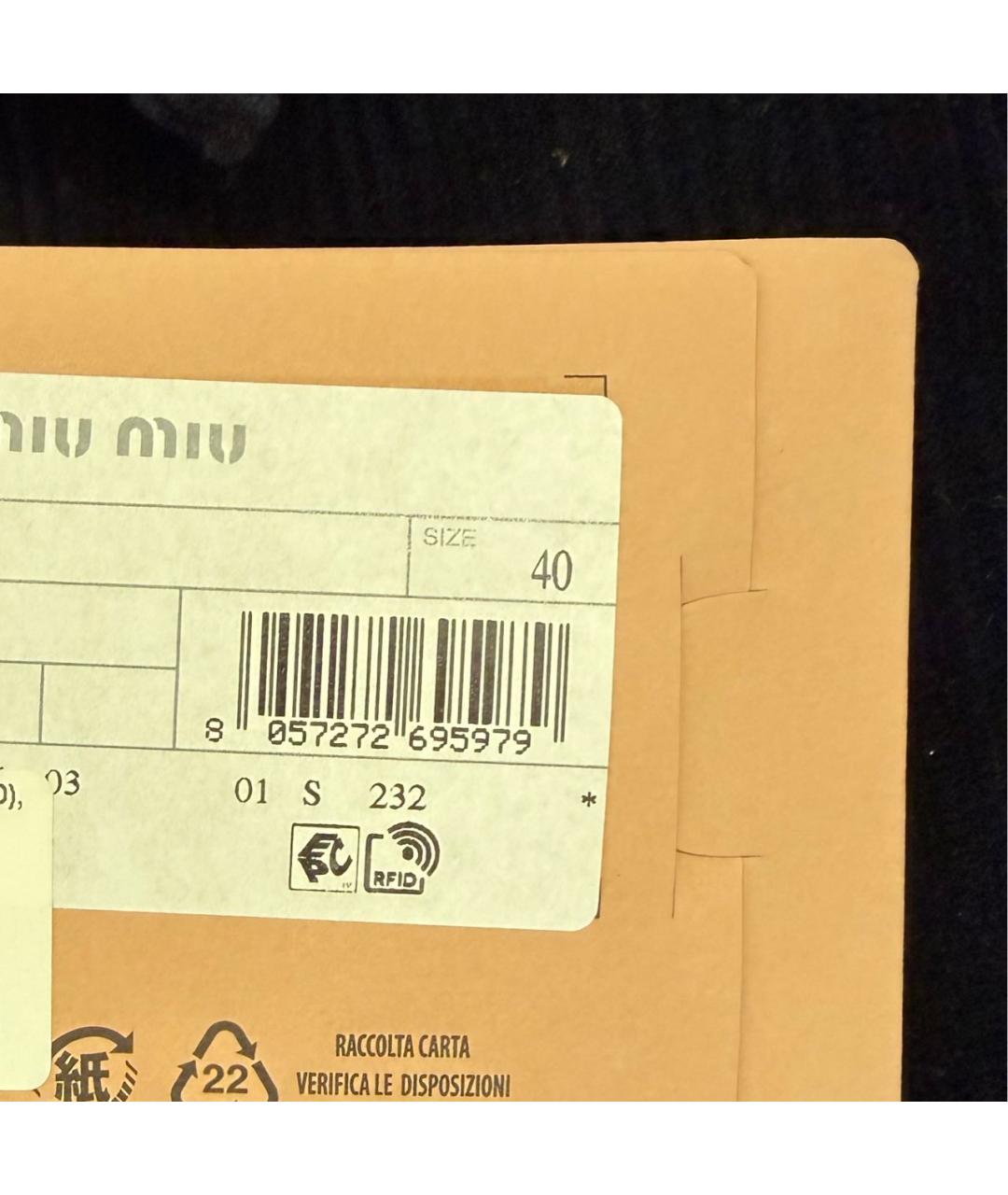 MIU MIU Темно-синяя куртка, фото 6