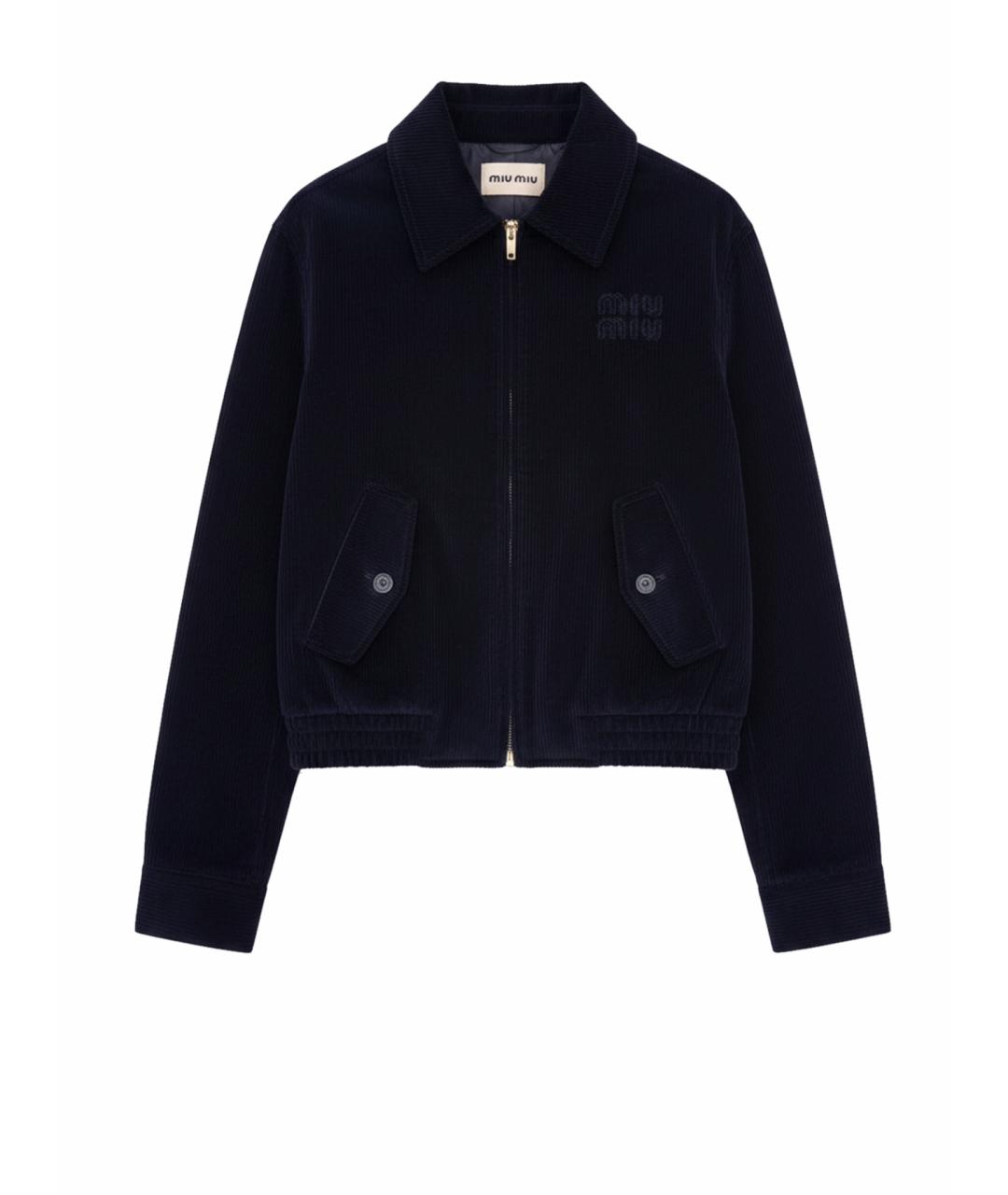 MIU MIU Темно-синяя куртка, фото 7