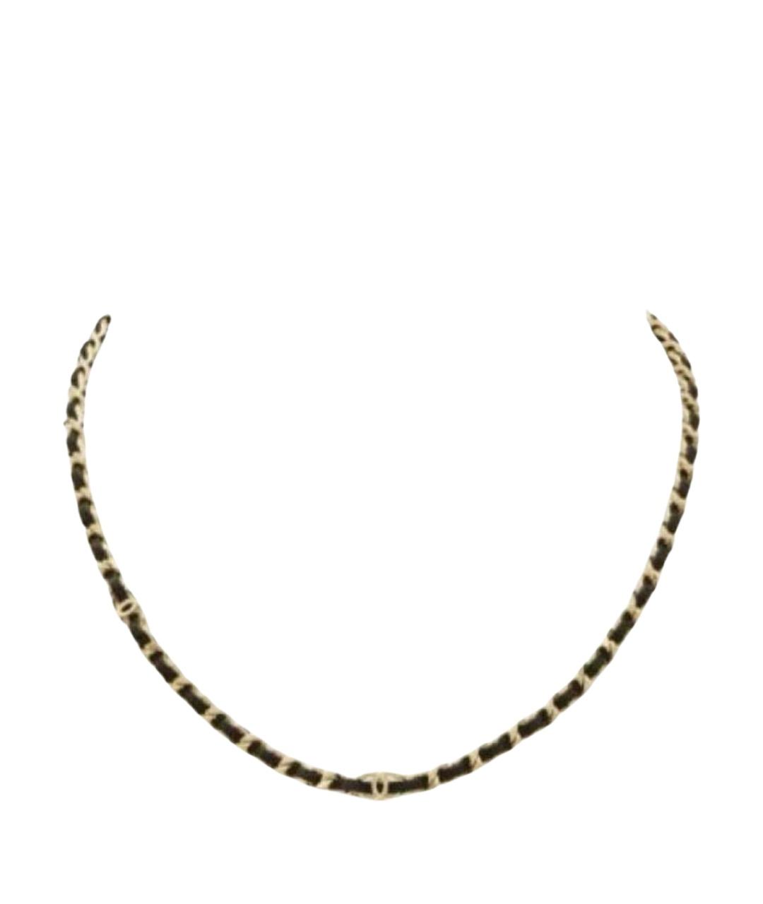 CHANEL Хаки металлический чокер, фото 1