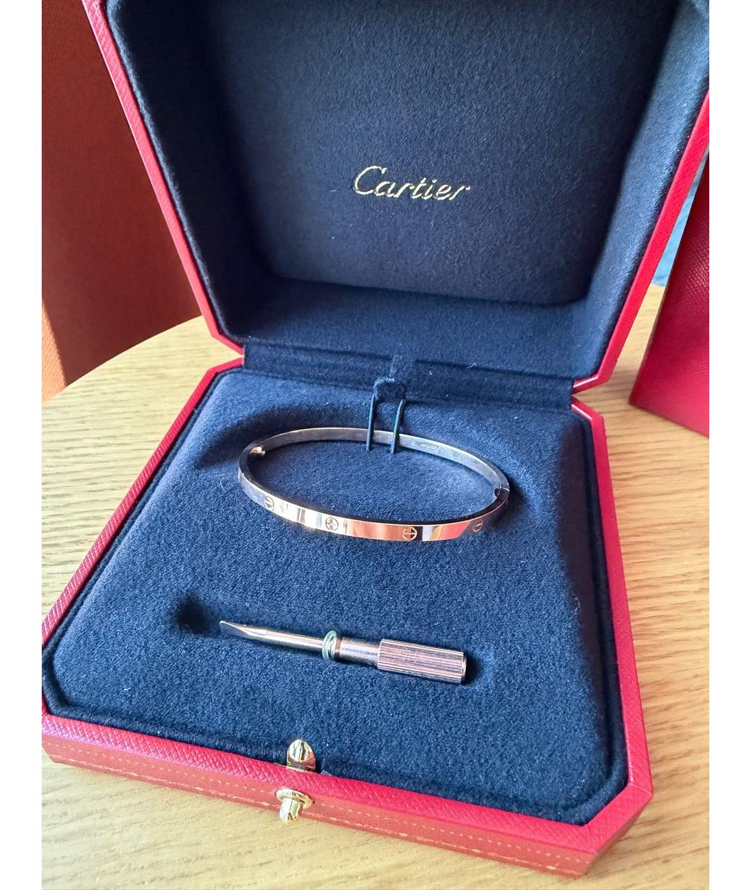 CARTIER Золотой браслет из розового золота, фото 3