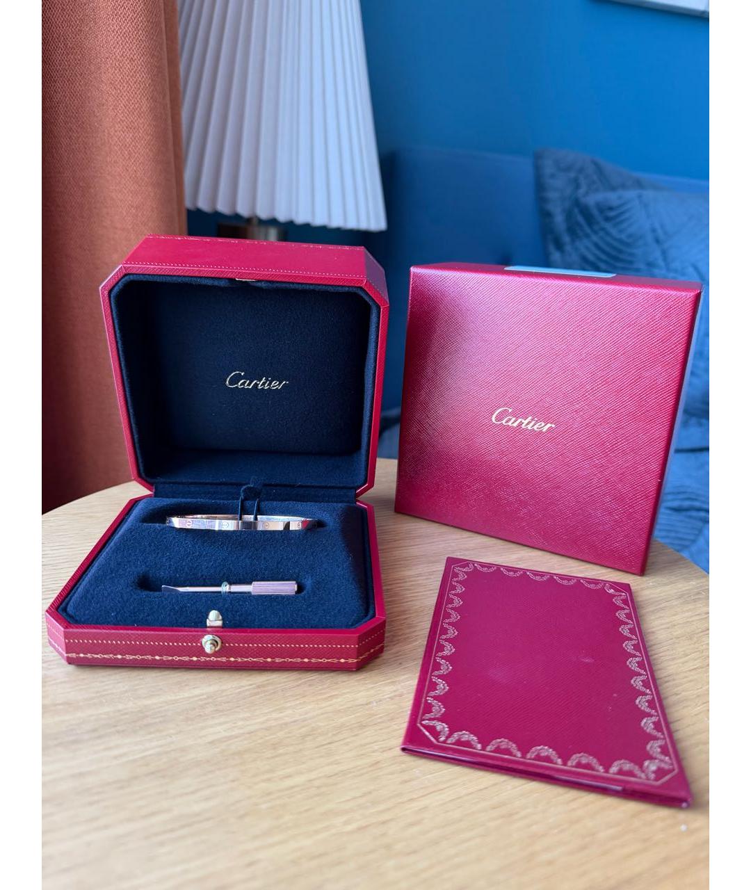 CARTIER Золотой браслет из розового золота, фото 2