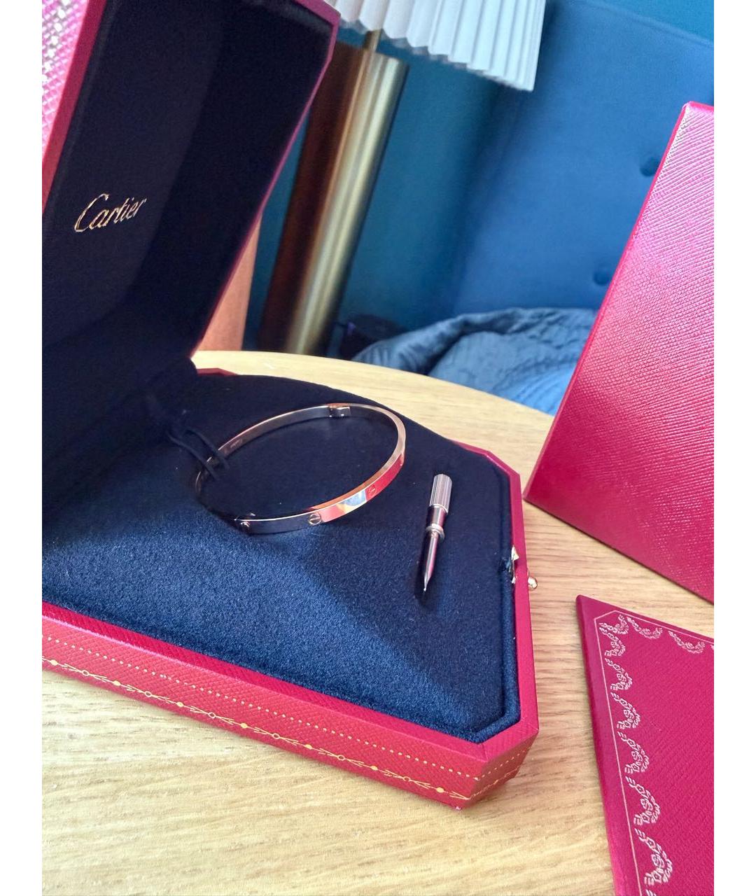 CARTIER Золотой браслет из розового золота, фото 5