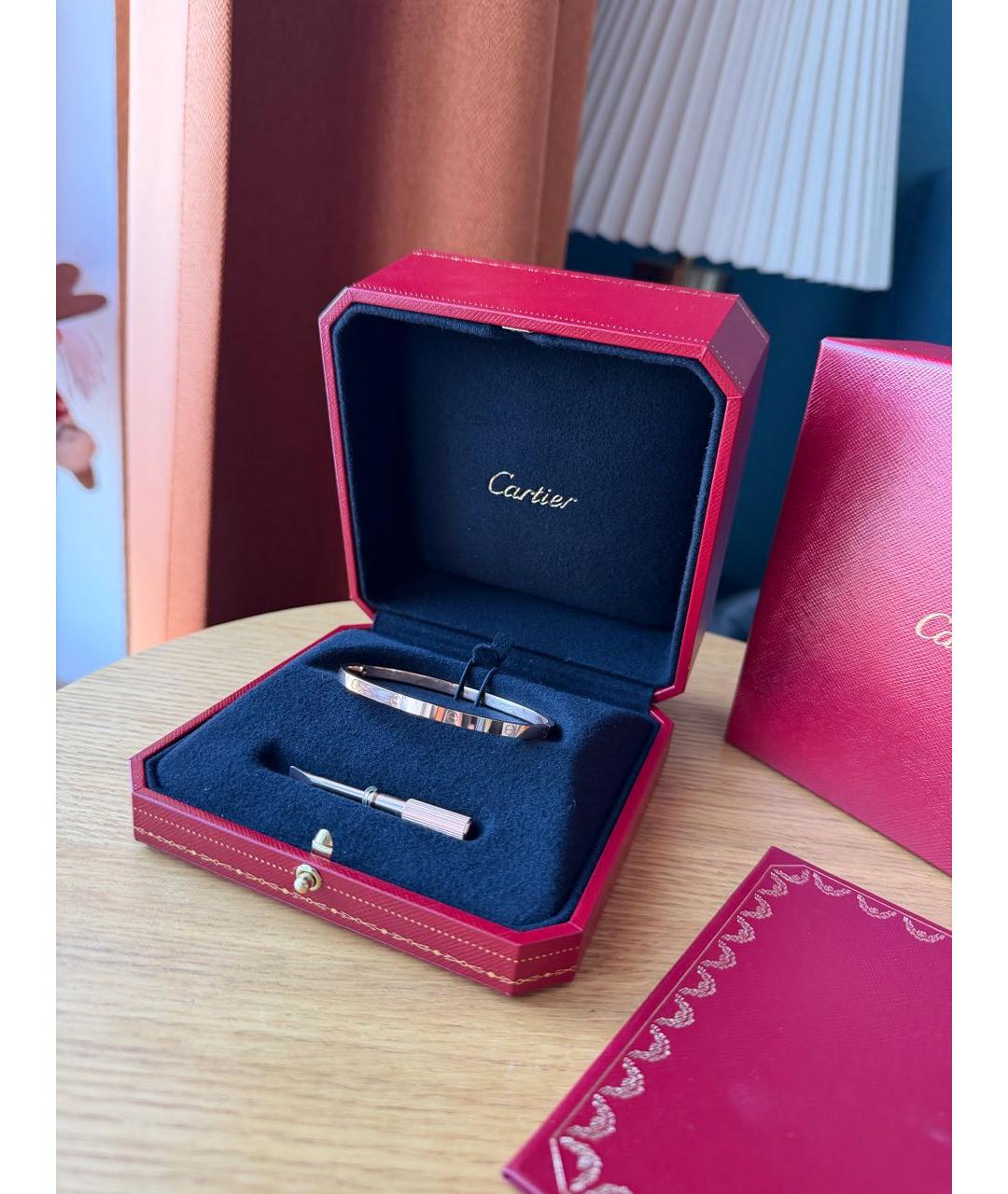 CARTIER Золотой браслет из розового золота, фото 4