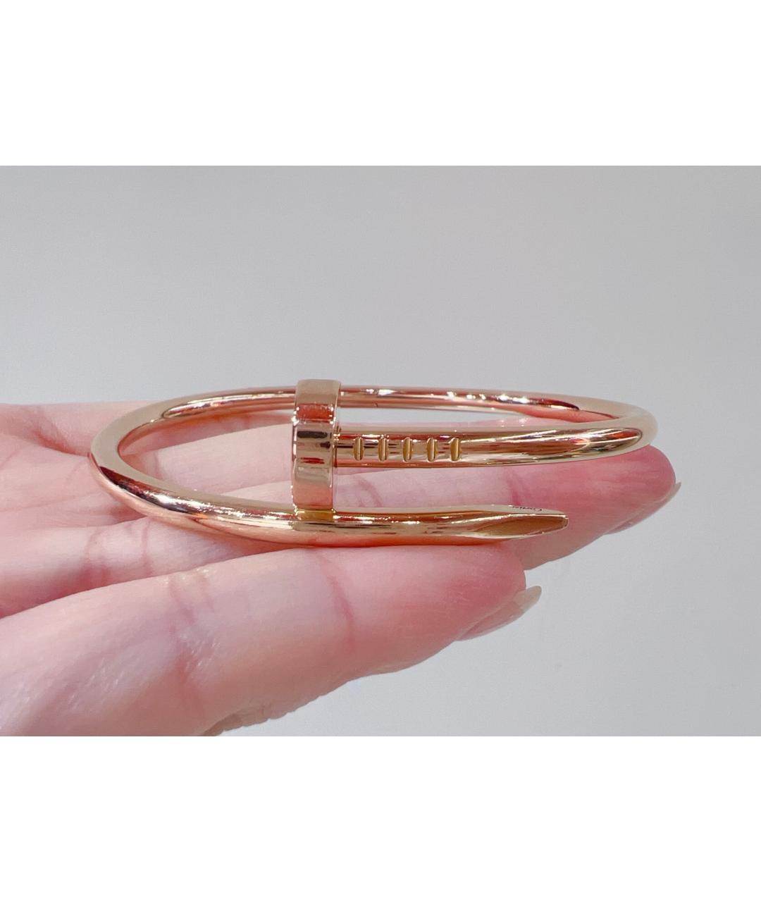 CARTIER Золотой браслет из розового золота, фото 7