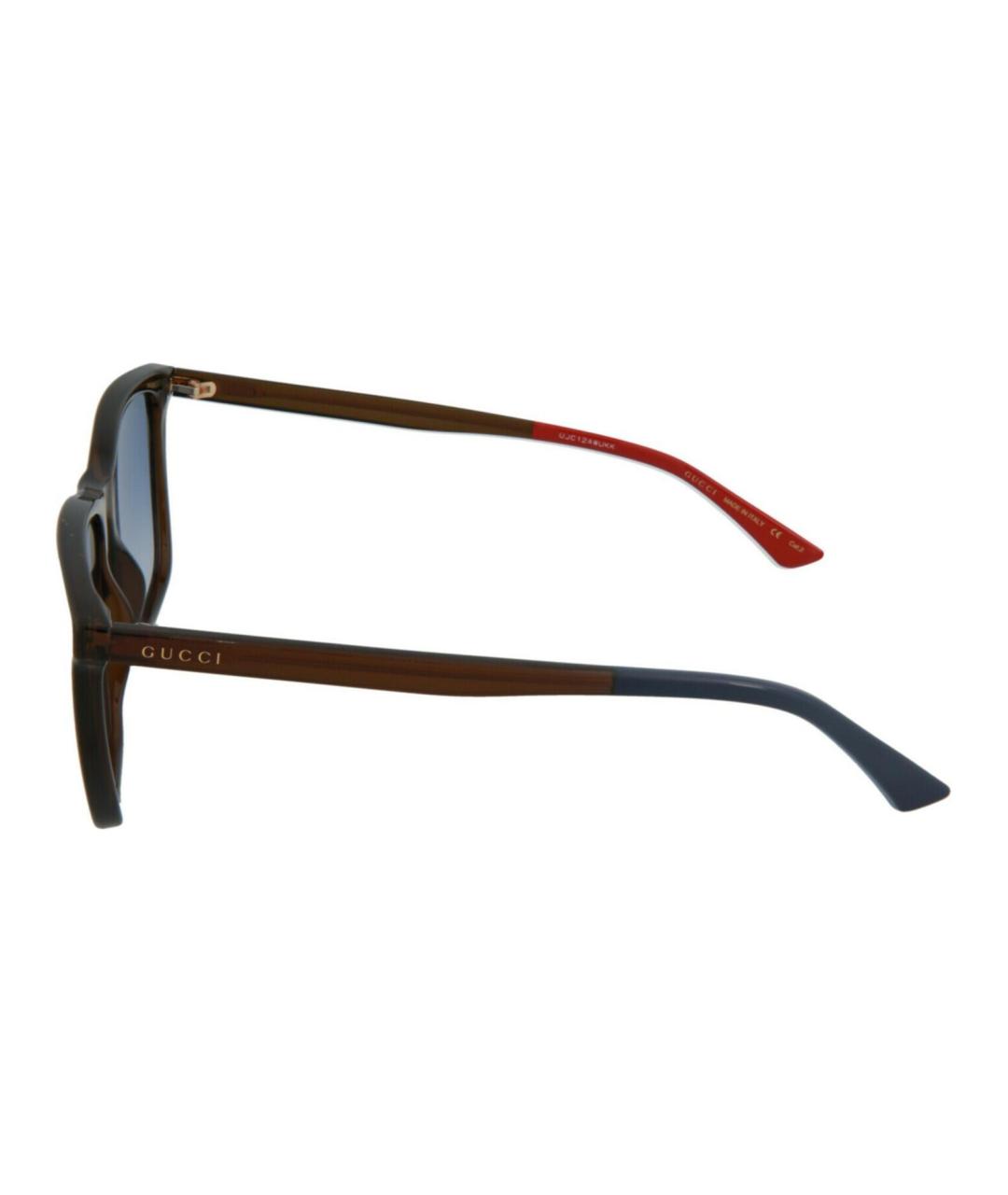 GUCCI Черные пластиковые солнцезащитные очки, фото 3