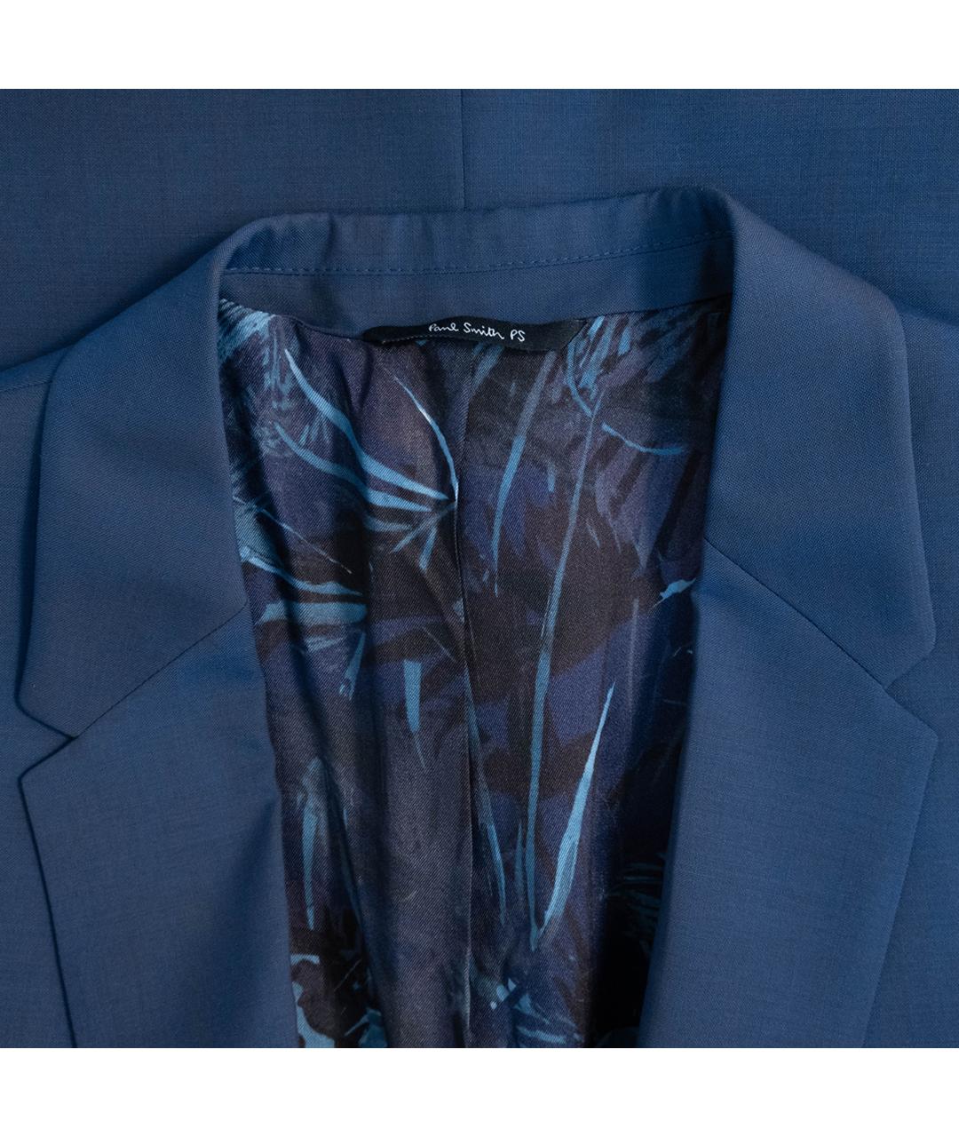 PAUL SMITH Синий классический костюм, фото 6