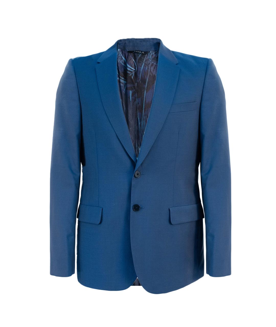 PAUL SMITH Синий классический костюм, фото 2