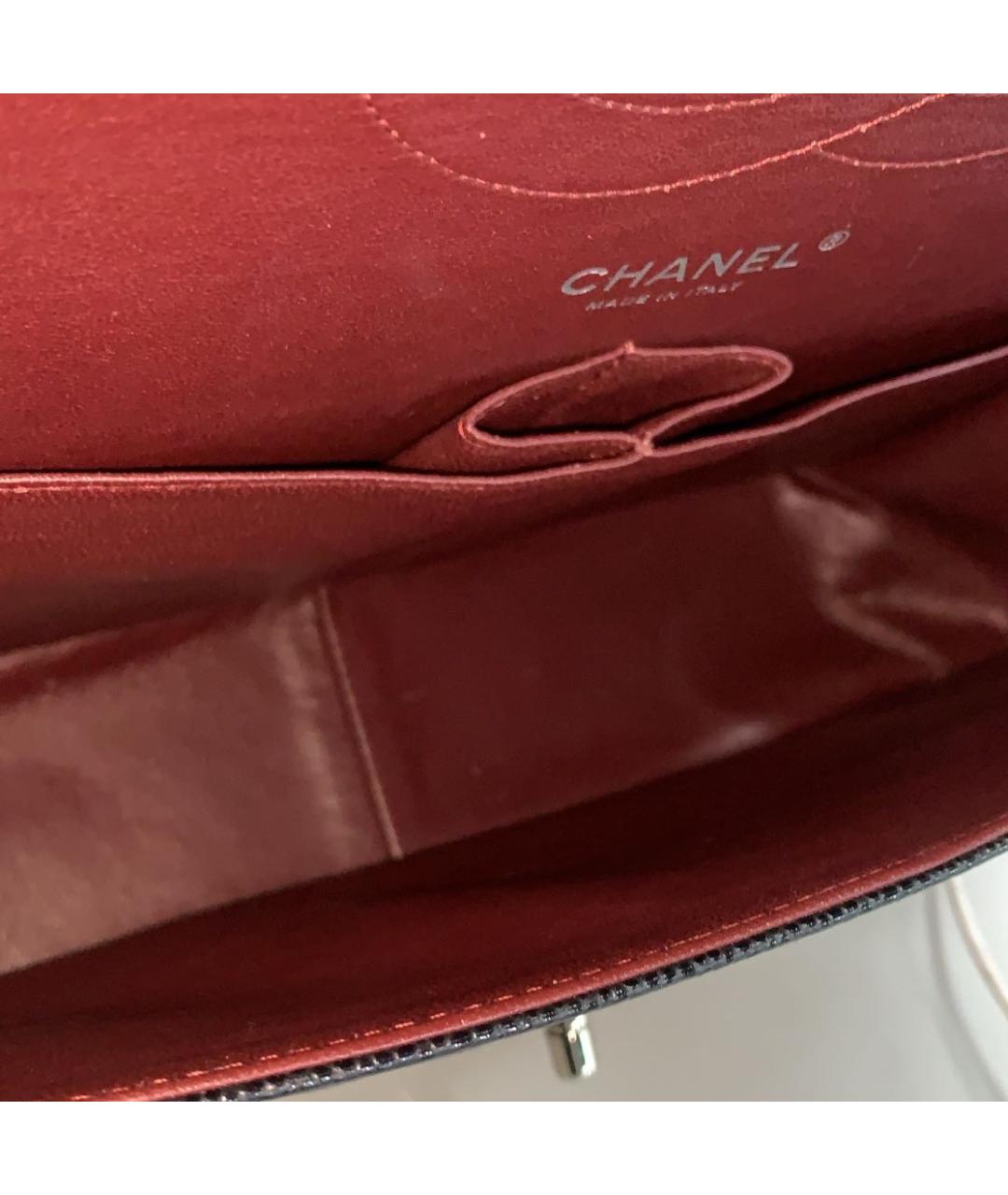 CHANEL Черная кожаная сумка через плечо, фото 7