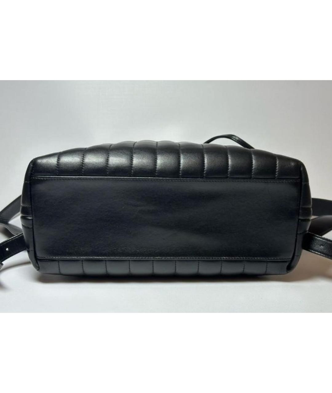SAINT LAURENT Черный кожаный рюкзак, фото 6