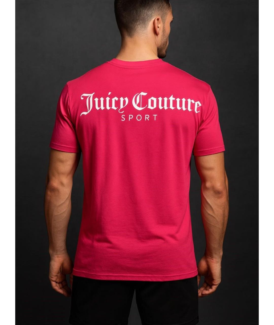 JUICY COUTURE Розовая хлопковая футболка, фото 7