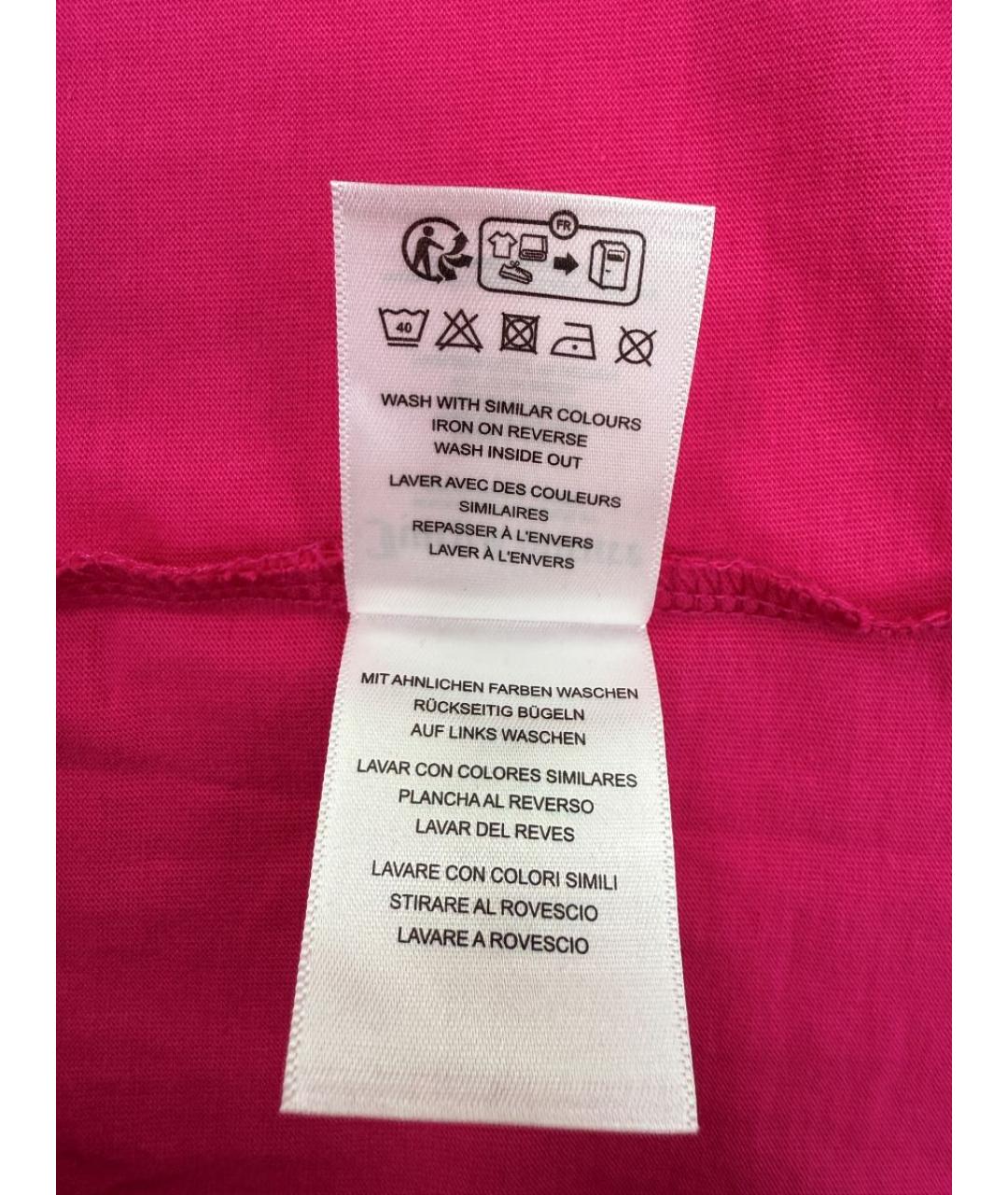 JUICY COUTURE Розовая хлопковая футболка, фото 4