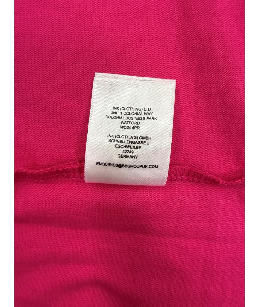 JUICY COUTURE Розовая хлопковая футболка, фото 5