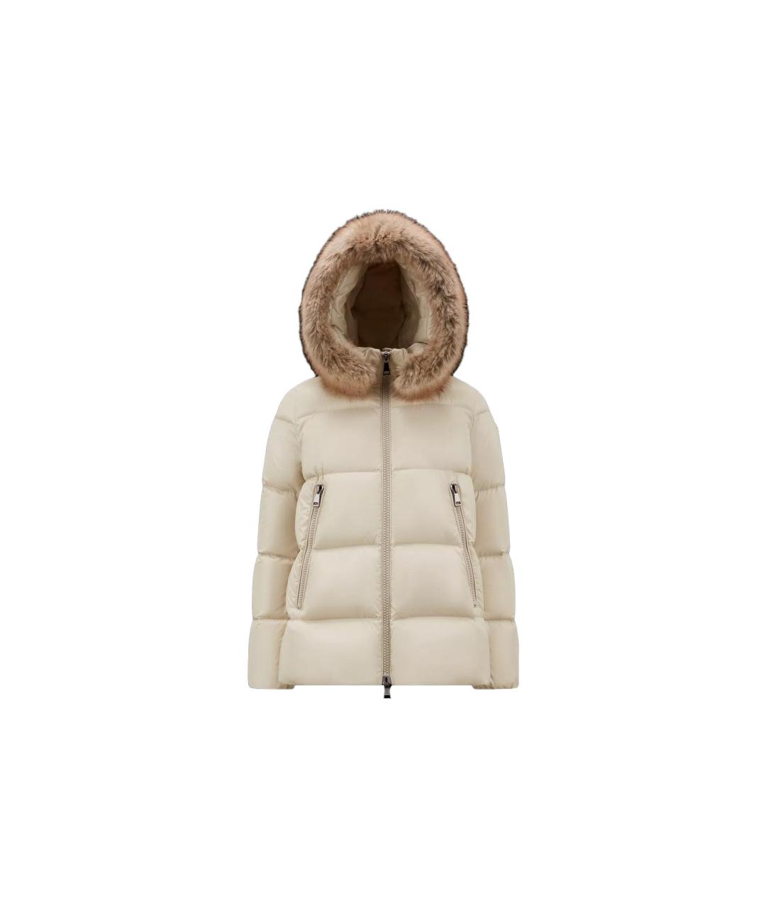 MONCLER Серый пуховик, фото 2