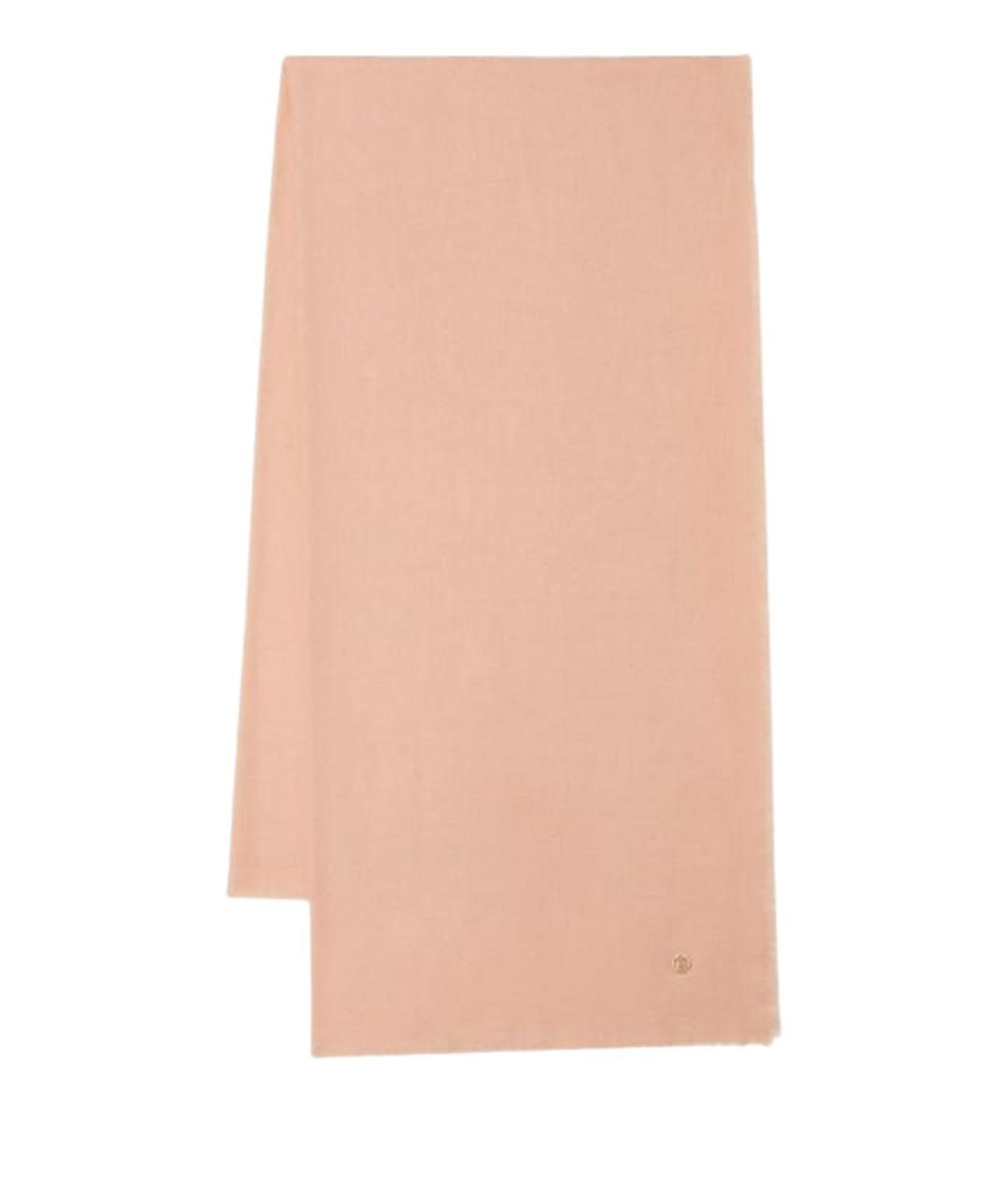 BURBERRY Розовый кашемировый шарф, фото 1