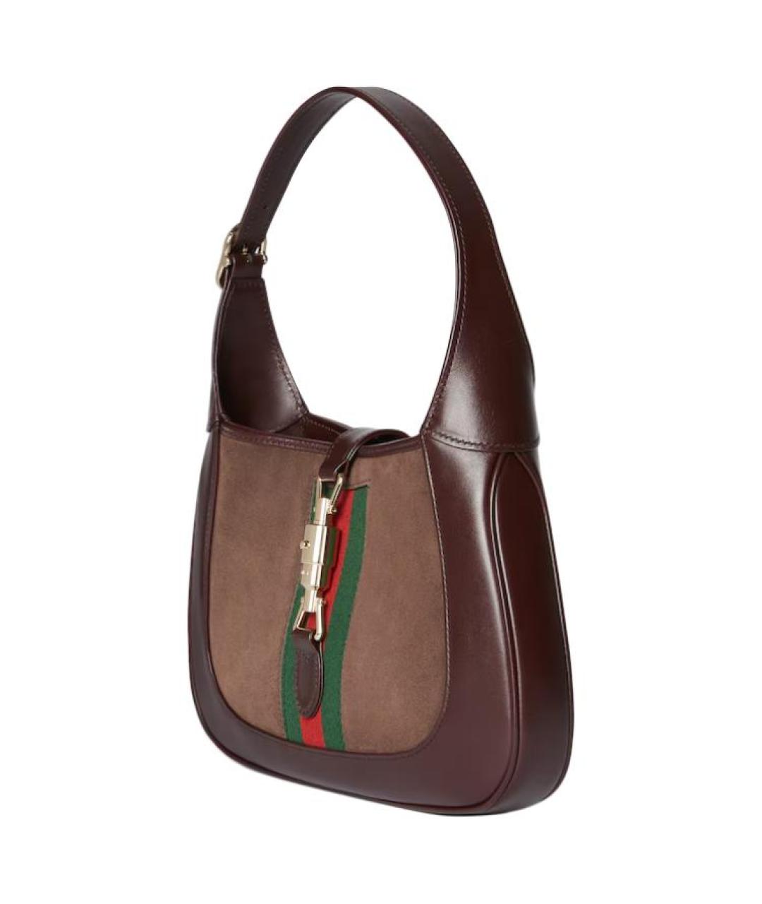 GUCCI Коричневая замшевая сумка через плечо, фото 2