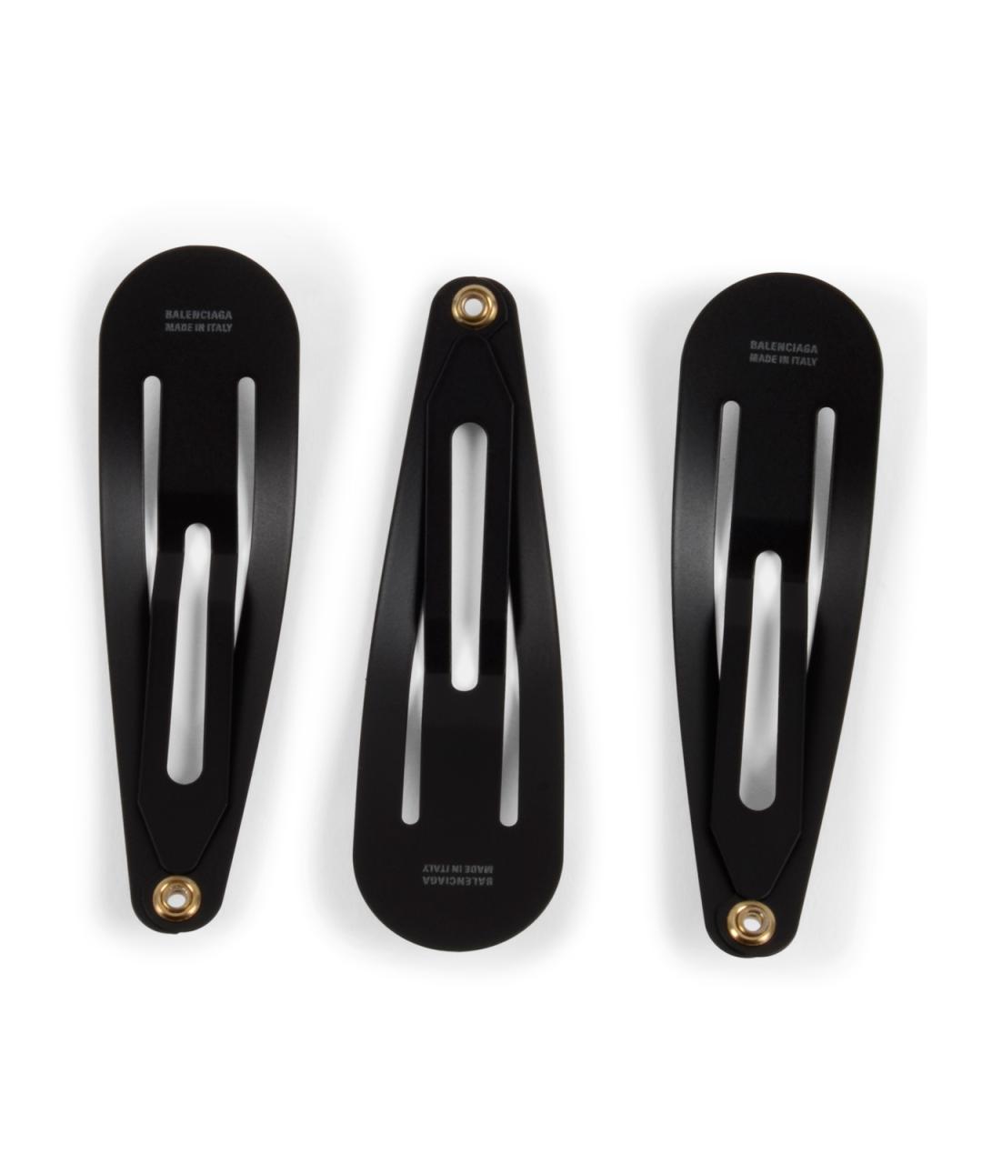 BALENCIAGA Черная заколка, фото 2