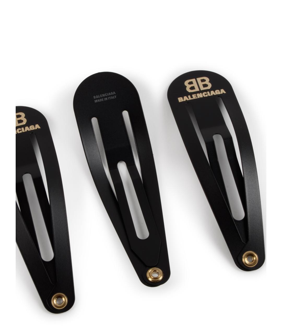 BALENCIAGA Черная заколка, фото 3