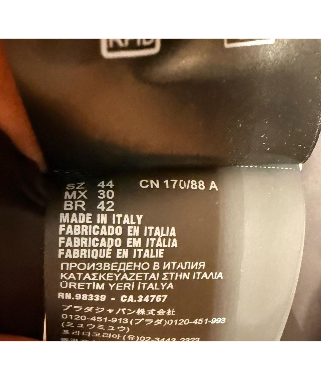 PRADA Серое шерстяное пальто, фото 6