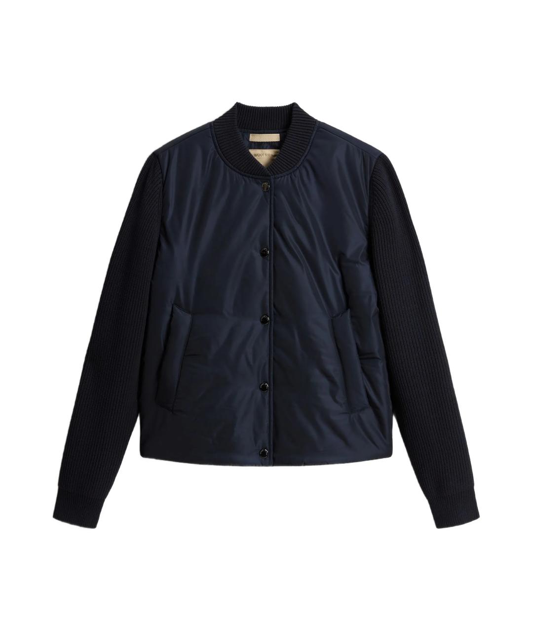 WOOLRICH Синяя полиамидовая куртка, фото 1