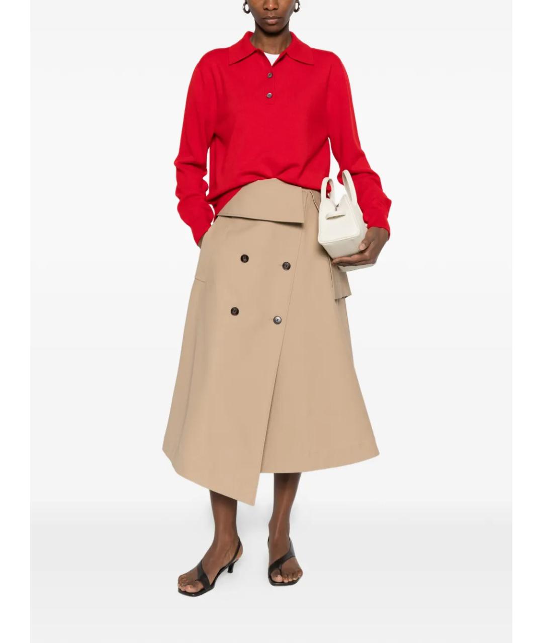 ROHE Красный шерстяной джемпер / свитер, фото 2