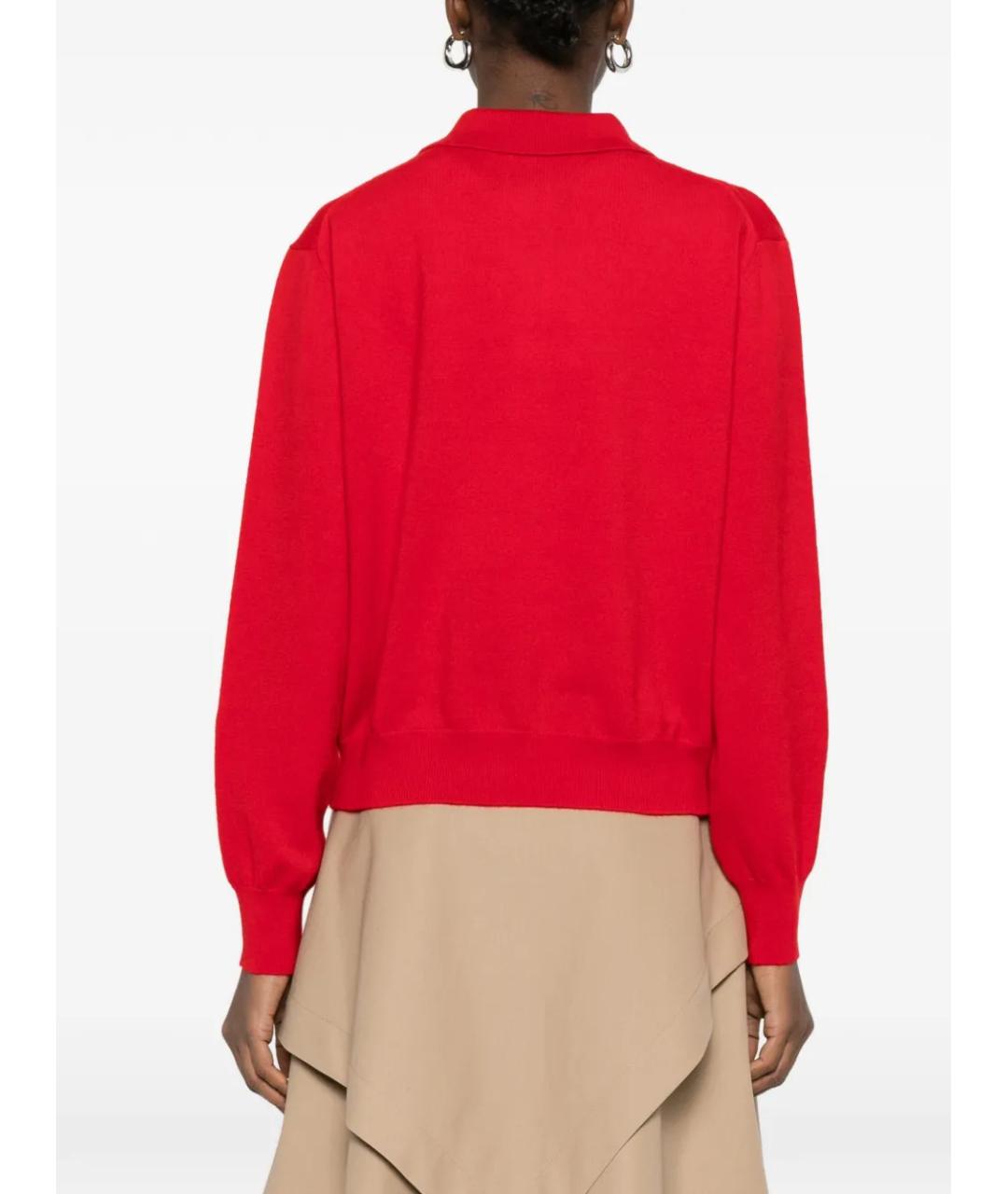 ROHE Красный шерстяной джемпер / свитер, фото 4