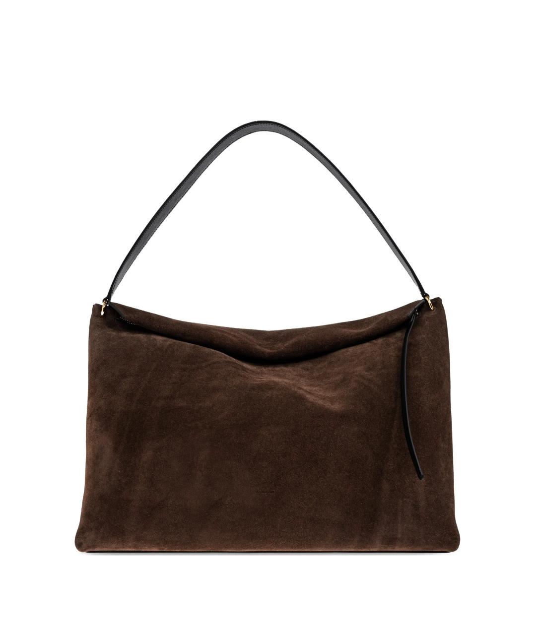 WANDLER Коричневая кожаная сумка тоут, фото 1