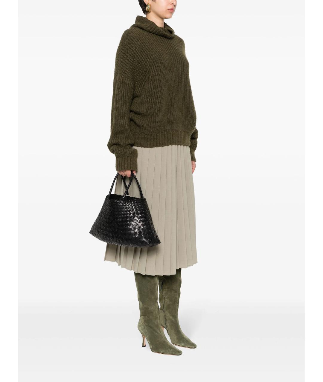 Dragon Diffusion Черная кожаная сумка тоут, фото 2