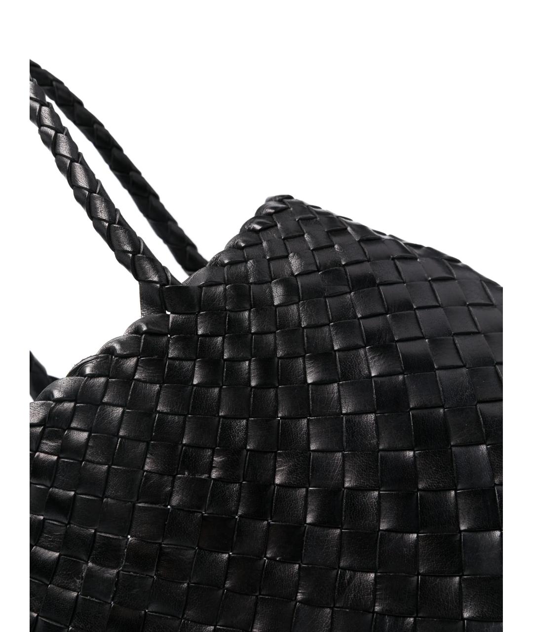 Dragon Diffusion Черная кожаная сумка тоут, фото 4