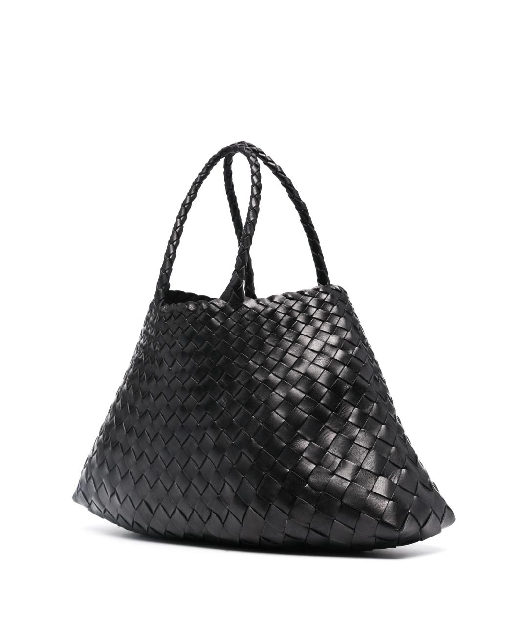 Dragon Diffusion Черная кожаная сумка тоут, фото 3