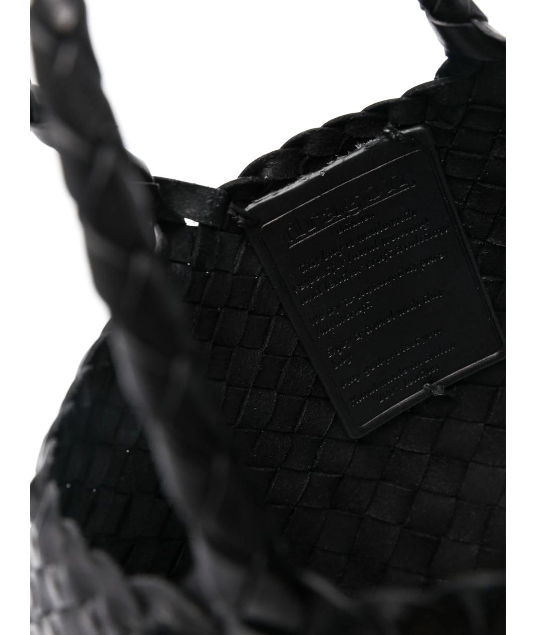 Dragon Diffusion Черная кожаная сумка тоут, фото 5