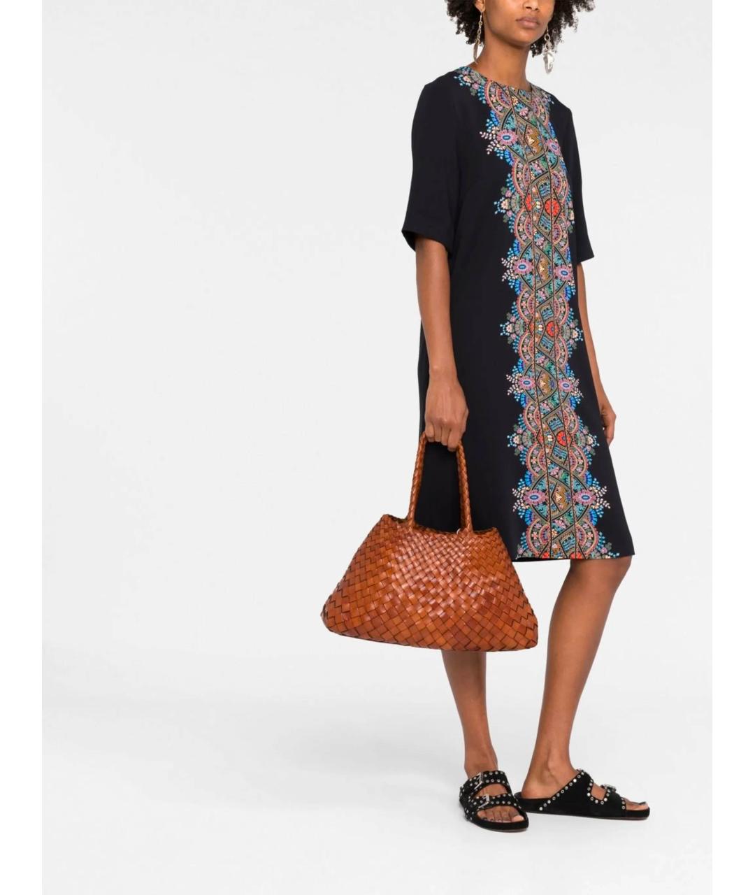 Dragon Diffusion Коричневая пелетеная сумка тоут, фото 2