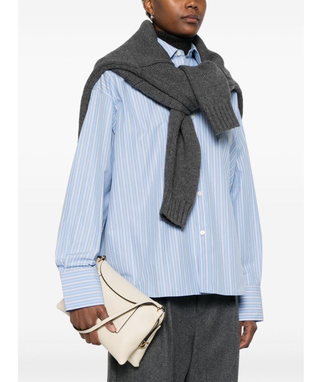 WANDLER Бежевая кожаная сумка через плечо, фото 2